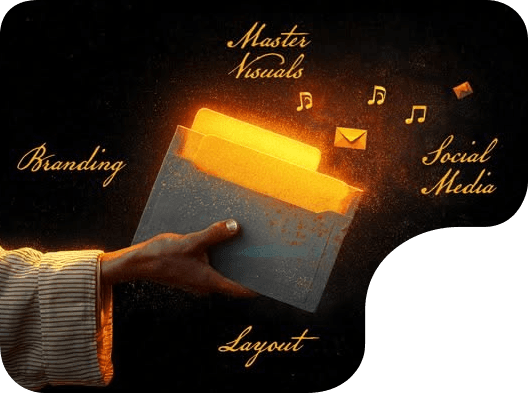 Organised folders and labels illustrating website structure for SEO